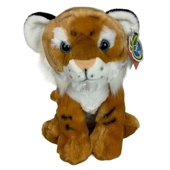 Wild Republic Cuddlekins Tiger Cub Plush 12 in Stuffed Animal Toy Soft Blue Eyes - Picture 1 of 9